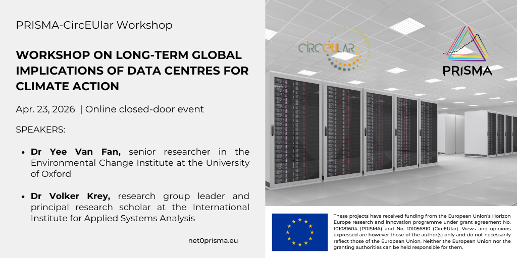 PRISMA-CircEUlar workshop on long-term global implications of data centres for climate action